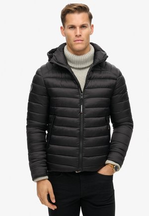 HOODED FUJI PADDED - Veste d'hiver - black