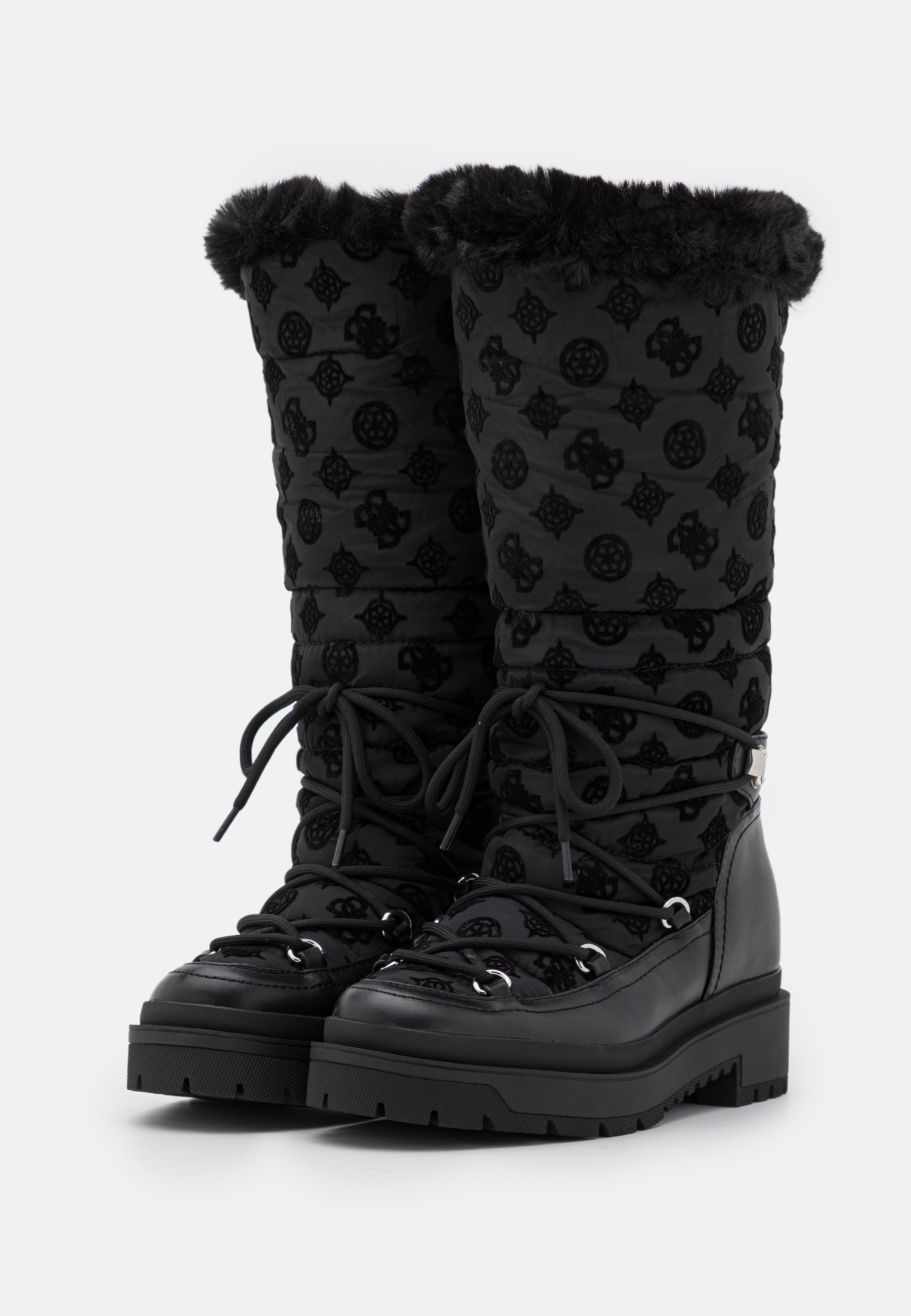 Guess LARYA - Veterlaarzen - black/Zwart - Zalando.nl