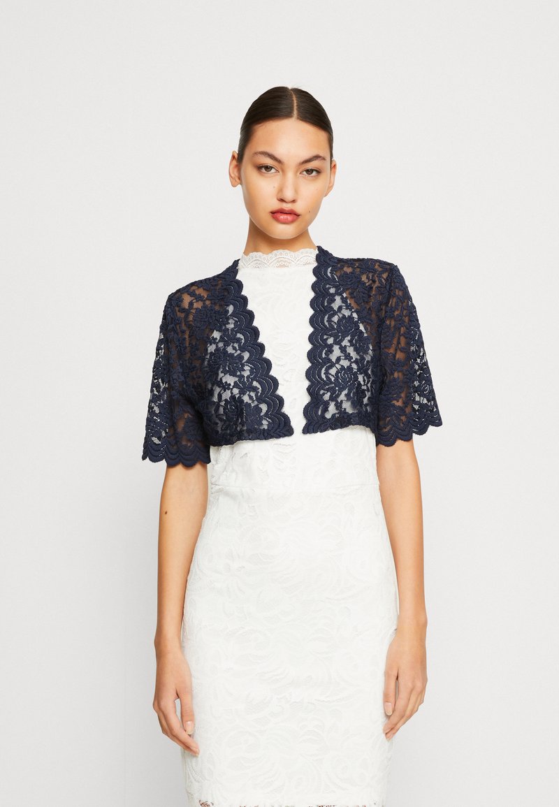 VILA VIMINA CROPPED BOLERO Cardigan navy/dark blue Zalando.ie