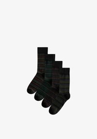Unselected, black colour pop stripe