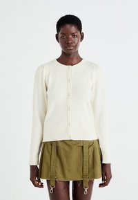 ONLY ONLKATIA PUFF CARDIGAN - Adīta jaka - whitecap gray melange