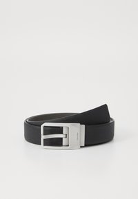 FACETED BUCKLE 35MM - Pas - black/granite gray
