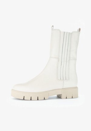 Gabor CHELSEA - Plateaustiefelette - weiß