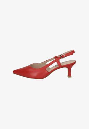 Caprice Pumps - red nappa