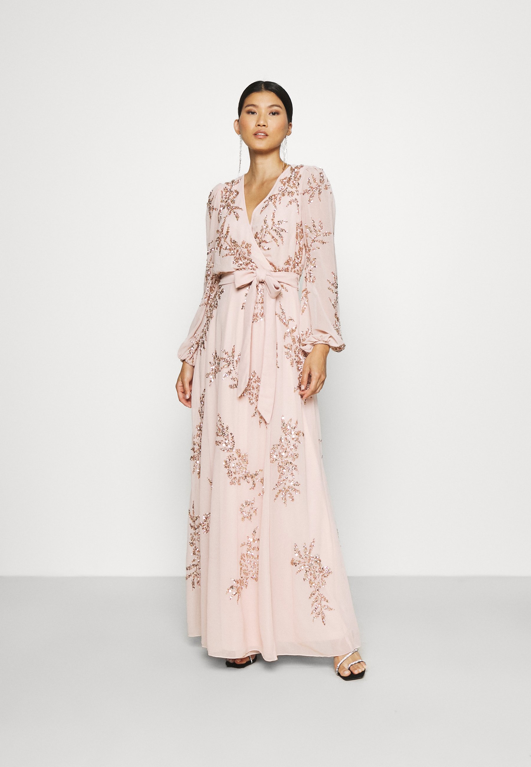 EMBELLISHED WRAP DRESS - Occasion wear 