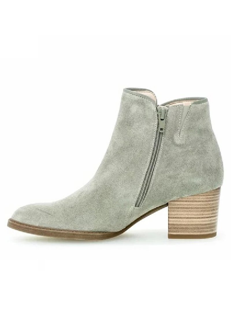 gabor green suede boots