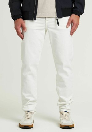Straight leg jeans - white