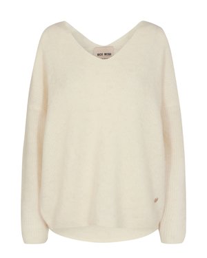 Mos Mosh V-NECK - Strickpullover - ecru