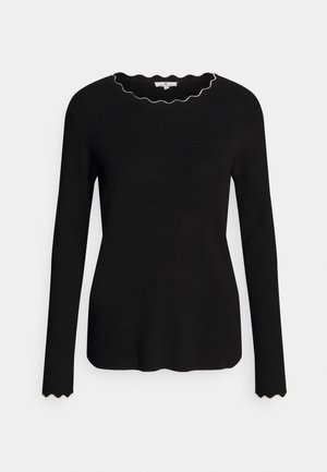 Strickpullover - black