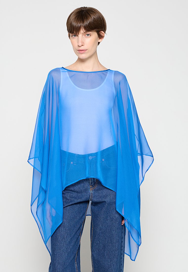 comma Poncho blauw