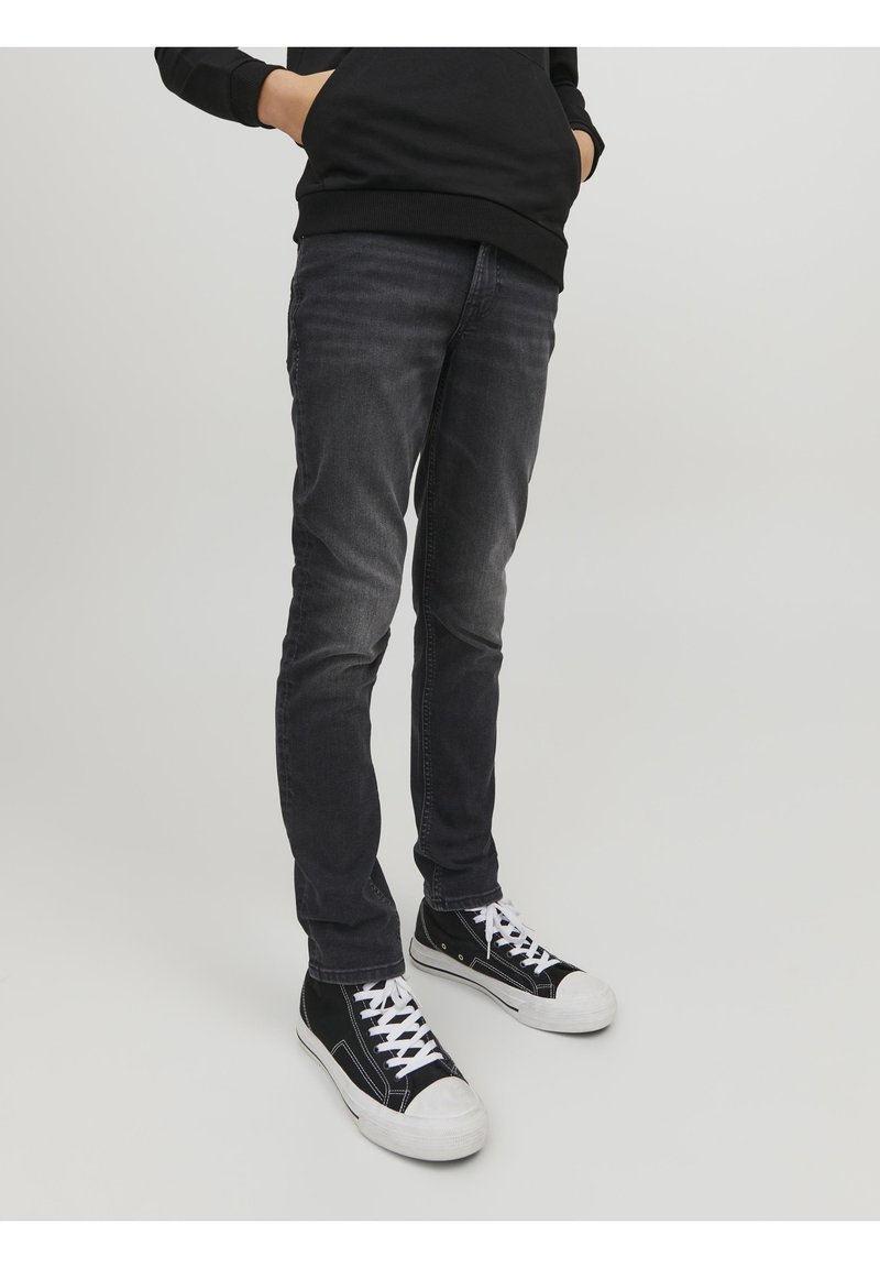 Jack & Jones Junior JJIGLENN JJORIGINAL - Džíny Slim Fit - black denim
