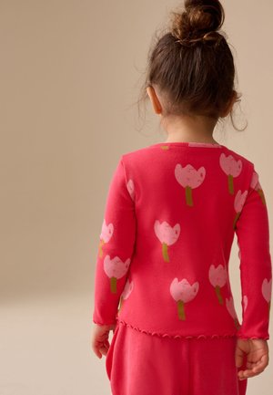 Next REGULAR FIT - LONG SLEEVE - Langærmet T-shirt - pink red flower