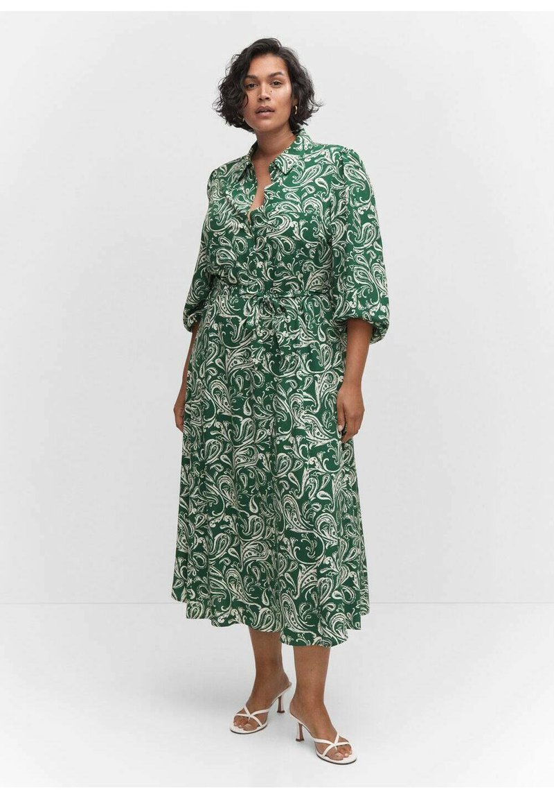 Mango APPLE5 - Shirt dress - green - Zalando