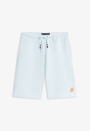 Tommy Hilfiger, LOGO EMBROIDERY JERSEY TWILL SHORTS - Σορτς - keepsake blue