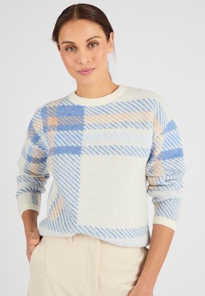 Maglione - beige carreaux