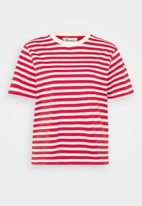 ONLLIVINA STRIPE TEE - Camiseta estampada - cloud dancer/salsa