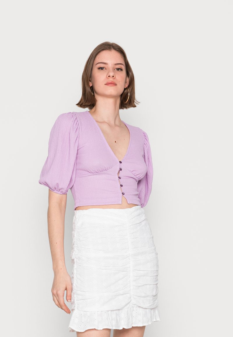 Monki Blusa - lilac purple light