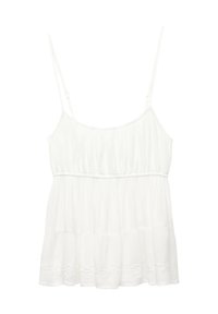 RUFFLED - STRAPPY  - Top - white