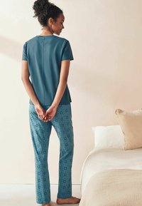Next SHORT SLEEVE SET - Pyjamas - chambray blue geo