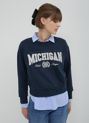 Calliope SCRITTA COLLEGE - Sweatshirt - bleu