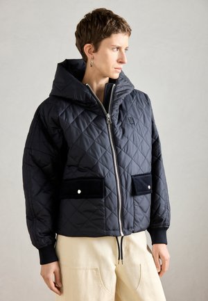 JACKET WITH HOOD DRAWSTRING AT HEM - Välikausitakki - deep night blue