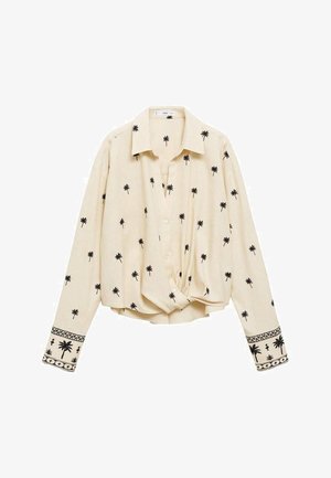 Mango Košilová halenka - beige