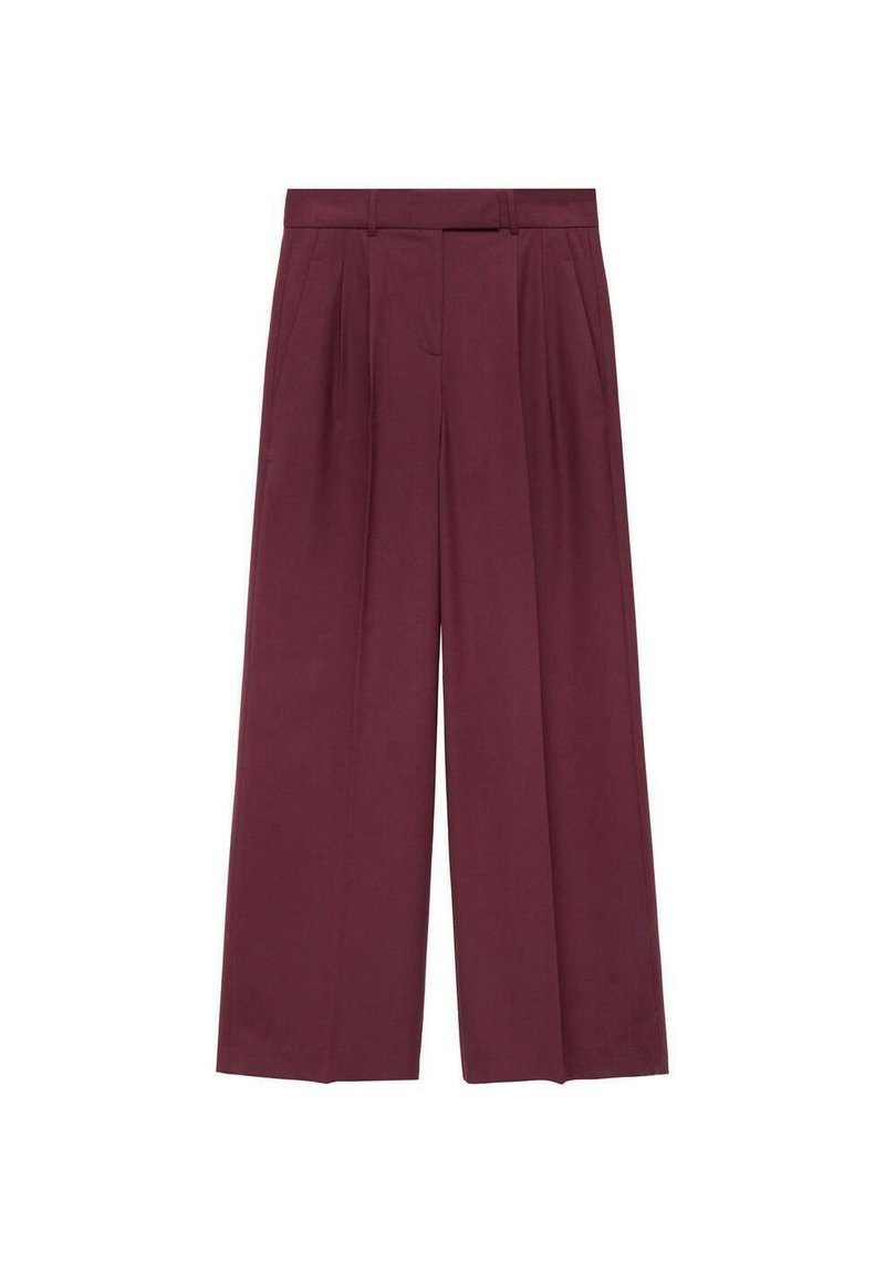 Mango Broek bordeauxrood
