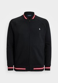 DOUBLE KNIT MESH BOMBER JACKET - Blouson Bomber - black