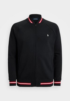 Polo Ralph Lauren Big & Tall DOUBLE KNIT MESH BOMBER JACKET - Bomberjakke - black