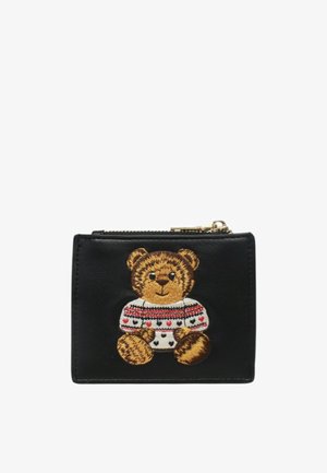 RUE MADAM PARIS, PORTA CARTE CON LOGO ICONICO RUE MADAM BLACK - Portemonnee - nero