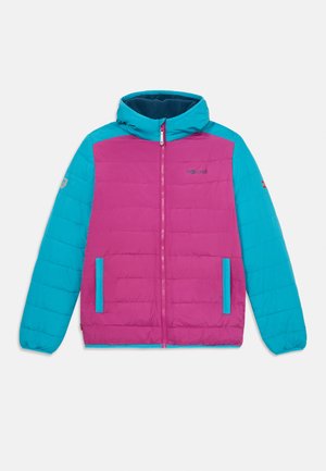KIDS SANDVIKA TURNOVER JACKET UNISEX - Žieminė striukė - bright berry/dark turquoise/madeira blue