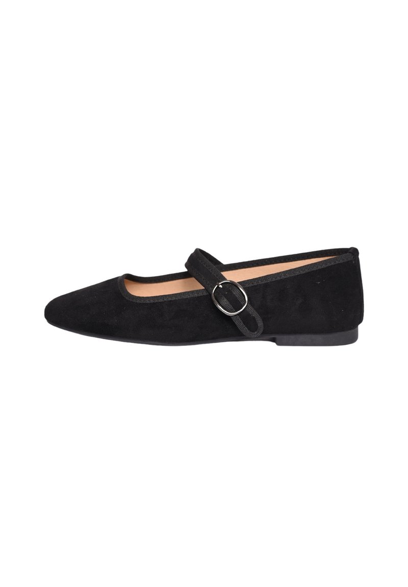Ciabalù Ballerine con cinturino - nero