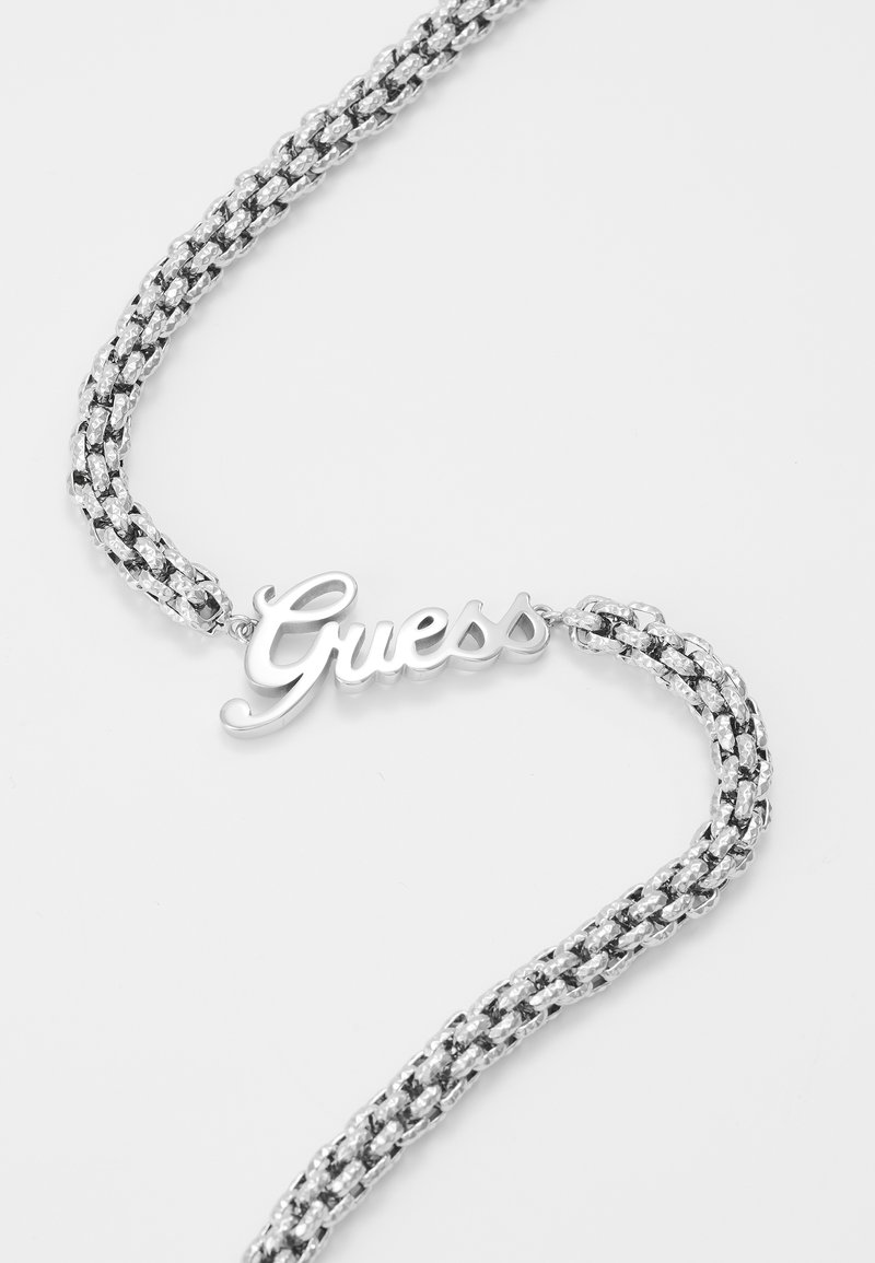Damen Halsketten | Guess LOGO POWER Halskette silver-coloured/silberfarben - IW90986 Damen Halsketten | Guess LOGO POWER Halskette silver-coloured/silberfarben - IW90986