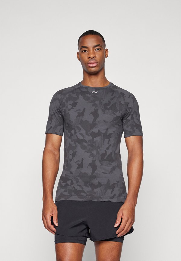 SCULPT SEAMLESS GRAPHIC - T-Shirt print - iron gray