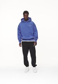 Pegador LOGO OVERSIZED  - Jersey con capucha - washed retro blue/white gum