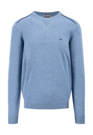 R-NECK - Strickpullover - hellblau