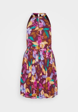 VILA VIJULIETTE PLISSE SHORT DRESS - Rochie de zi - berry