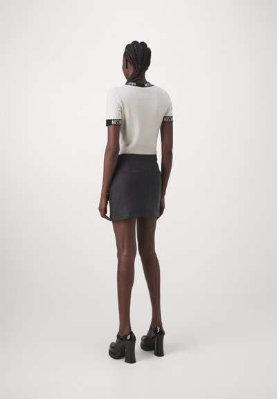 MOSCHINO SKIRT - A-vonalú szoknya - fantasy black