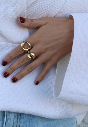 WintherStudio, DOUBLE GOCCIA - Anillo - gold-colored plated