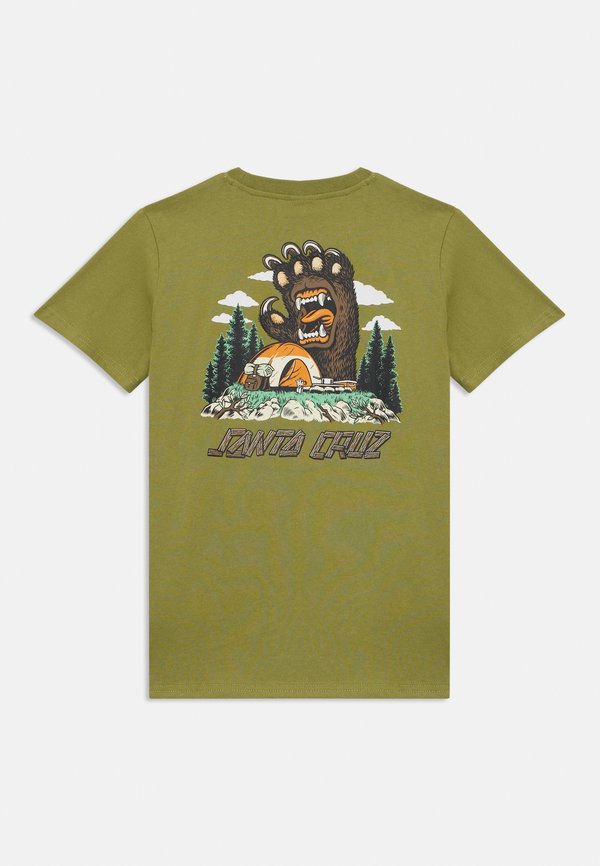 YOUTH SCREAMING GRIZZLY UNISEX - Print T-shirt - iguana3