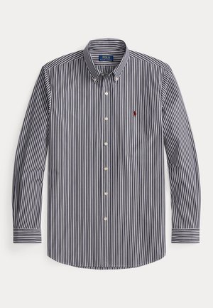 CUSTOM FIT STRIPED STRETCH POPLIN SHIRT - Hemd - newport navy/white