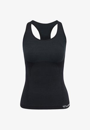 Hummel SEAMLESS - Top - black melange
