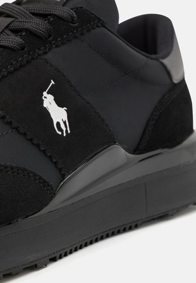 Polo Ralph Lauren TRAIN 89 LACE UNISEX - Trainers - black/cast grey/silver