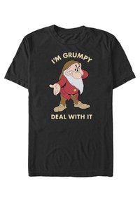 Disney - SNOW WHITE GRUMPY DEAL - T-Shirt print - black Thumbnail-Bild 1