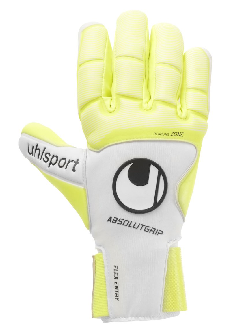 Herren Bälle & Schläger | uhlsport HANDSCHUHE PURE ALLIANCE ABSOLUTGRIP Torwarthandschuh weissgelbschwarz/weiß - YE70987 Herren Bälle & Schläger | uhlsport HANDSCHUHE PURE ALLIANCE ABSOLUTGRIP Torwarthandschuh weissgelbschwarz/weiß - YE70987