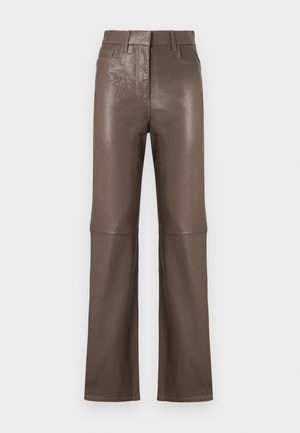 HIGH WAIST PANTS - Odinės kelnės - iron