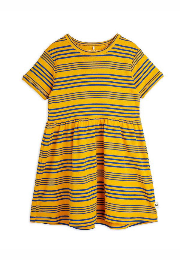 STRIPE DRESS - Jersey dress - orange