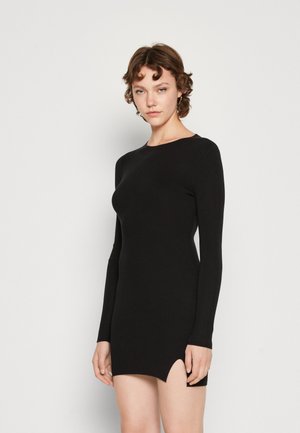 Hollister Co. CHAIN BODYCON SWEATER DRESS - Φόρεμα-πουλόβερ - black