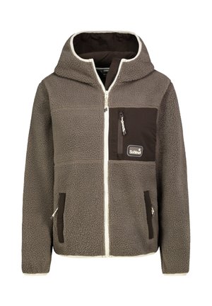 Sublevel, SUBLEVEL ZIP FLEECEJACKE MIT KAPUZE - Fleece jacket - middle-brown
