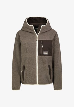 Sublevel, SUBLEVEL ZIP FLEECEJACKE MIT KAPUZE - Fleece jacket - middle-brown